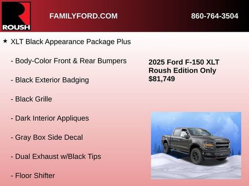 New 2025 Ford F150 XLT w/ Equipment Group 303A High image 6