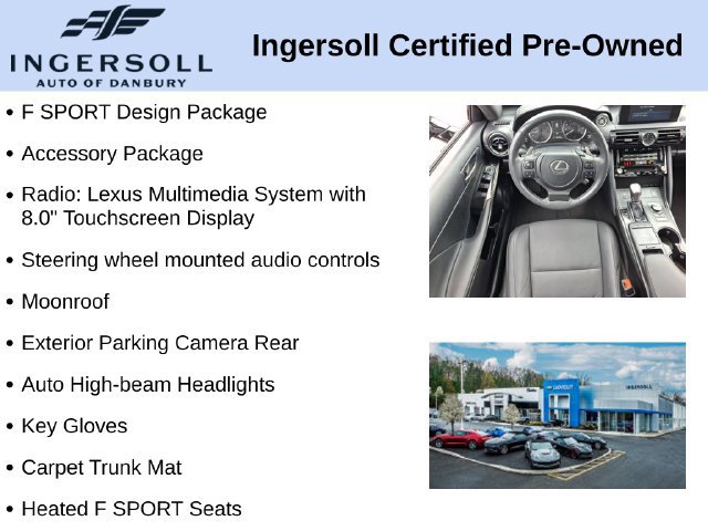 Used 2025 Lexus IS 350 F Sport w/ Accessory Package AWD/4WD image 10
