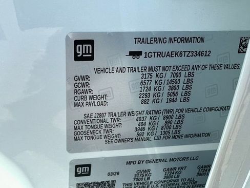 New 2026 GMC Sierra 1500 Pro w/ Pro Value Package AWD/4WD image 29