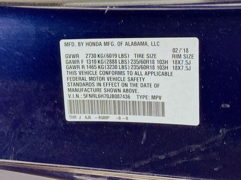 Used 2018 Honda Odyssey EX-L image 32