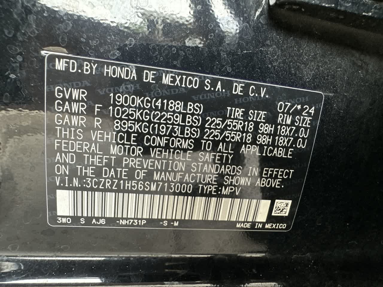 Used 2025 Honda HR-V Sport image 29