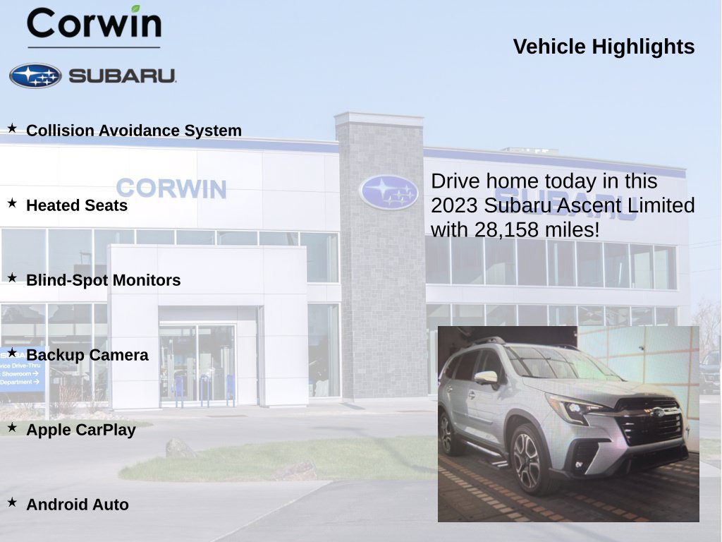 Used 2023 Subaru Ascent Limited w/ Technology Package AWD/4WD image 6