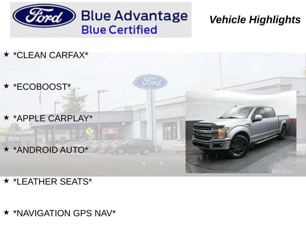 Certified 2020 Ford F150 Lariat w/ Equipment Group 501A Mid RWD image 9
