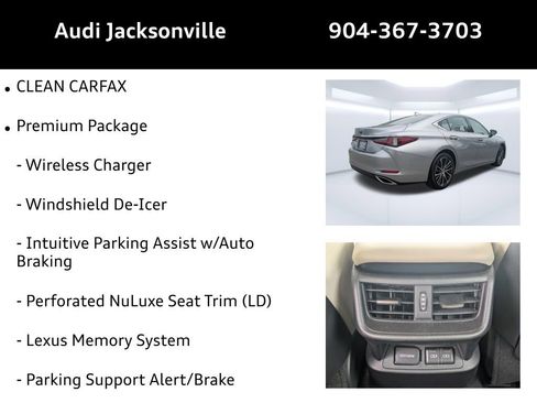 Used 2025 Lexus ES 350 w/ Premium Package image 9