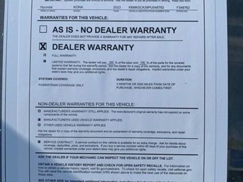Certified 2023 Hyundai Kona Limited w/ Cargo Package AWD/4WD image 35