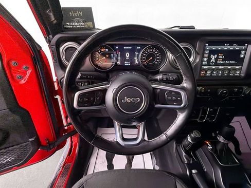 Used 2021 Jeep Wrangler Unlimited Sahara w/ Uconnect 4C Nav & Sound Group AWD/4WD image 11