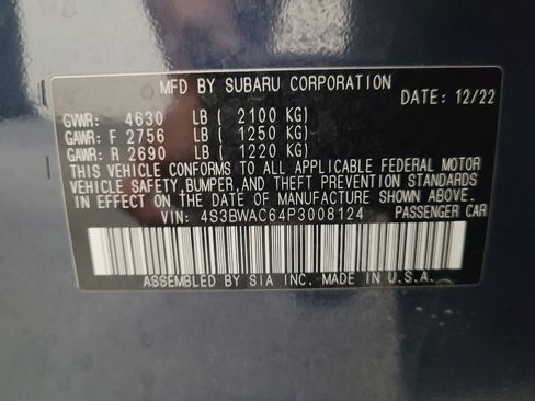 Used 2023 Subaru Legacy Premium AWD/4WD image 33