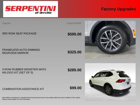 Used 2020 Volkswagen Tiguan SE w/ 3rd Row Seat Package AWD/4WD image 6