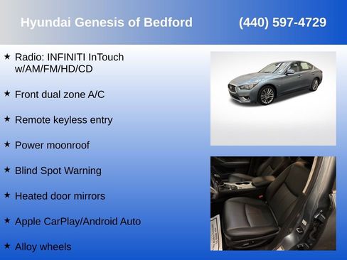 Used 2020 INFINITI Q50 Luxe w/ Cargo Package RWD image 7