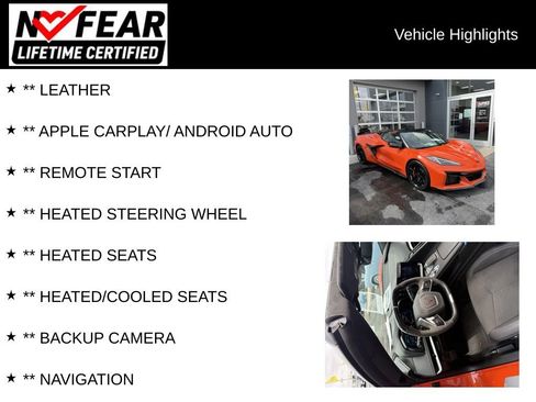 Used 2025 Chevrolet Corvette Z06 w/ Battery Protection Package image 2