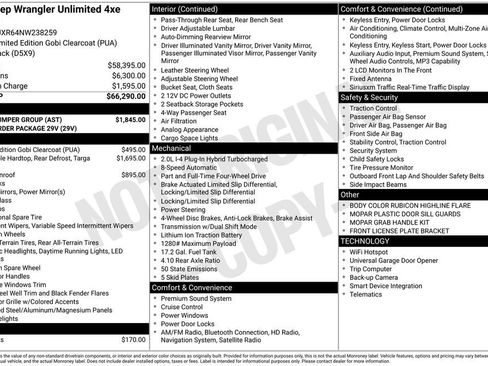 Used 2022 Jeep Wrangler Unlimited Rubicon 4xe w/ Steel Bumper Group image 6