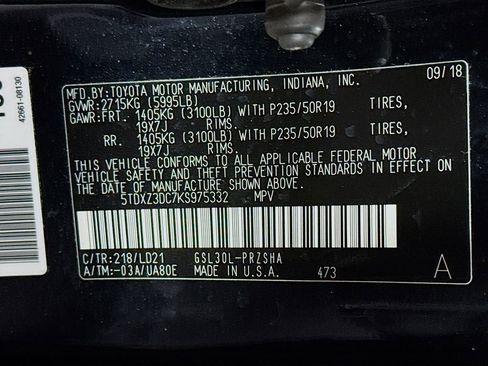 Used 2019 Toyota Sienna SE Premium image 42