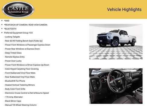 Used 2021 Chevrolet Silverado 2500 Custom w/ Custom Value Package AWD/4WD image 3
