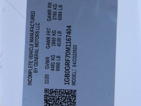 Used 2021 Chevrolet Express 3500 w/ Power Convenience Package image 11