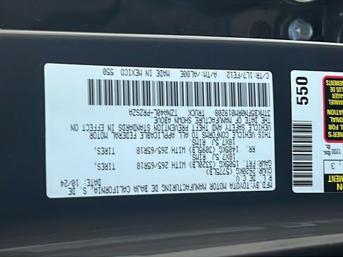 Certified 2024 Toyota Tacoma TRD Sport RWD image 25