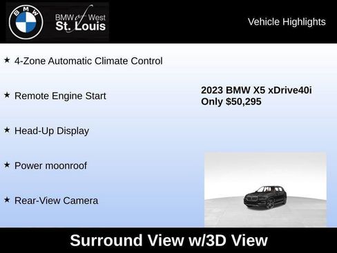 Used 2023 BMW X5 xDrive40i w/ Premium Package image 47