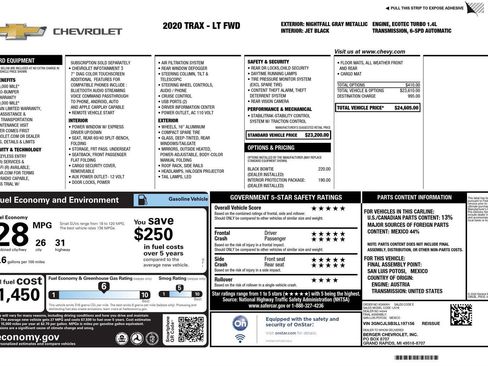 Used 2020 Chevrolet Trax LT image 3