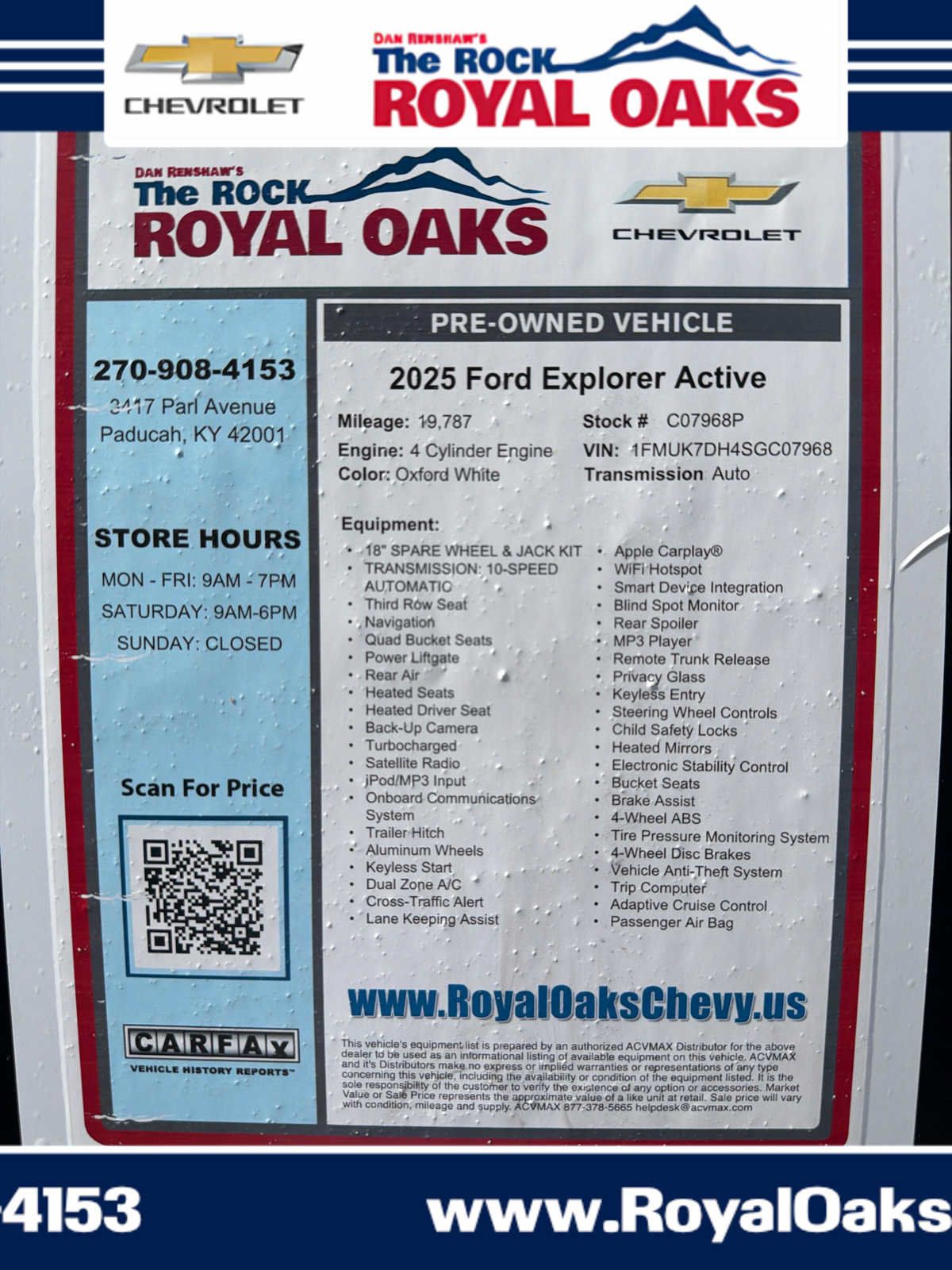 Used 2025 Ford Explorer Active RWD image 30