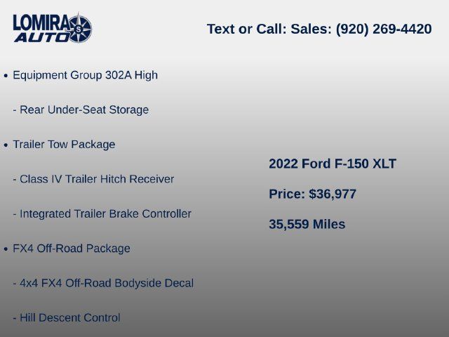 Used 2022 Ford F150 XLT w/ Equipment Group 302A High AWD/4WD image 9