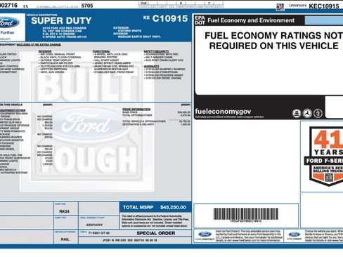 Used 2019 Ford F550 2WD Regular Cab Super Duty image 4