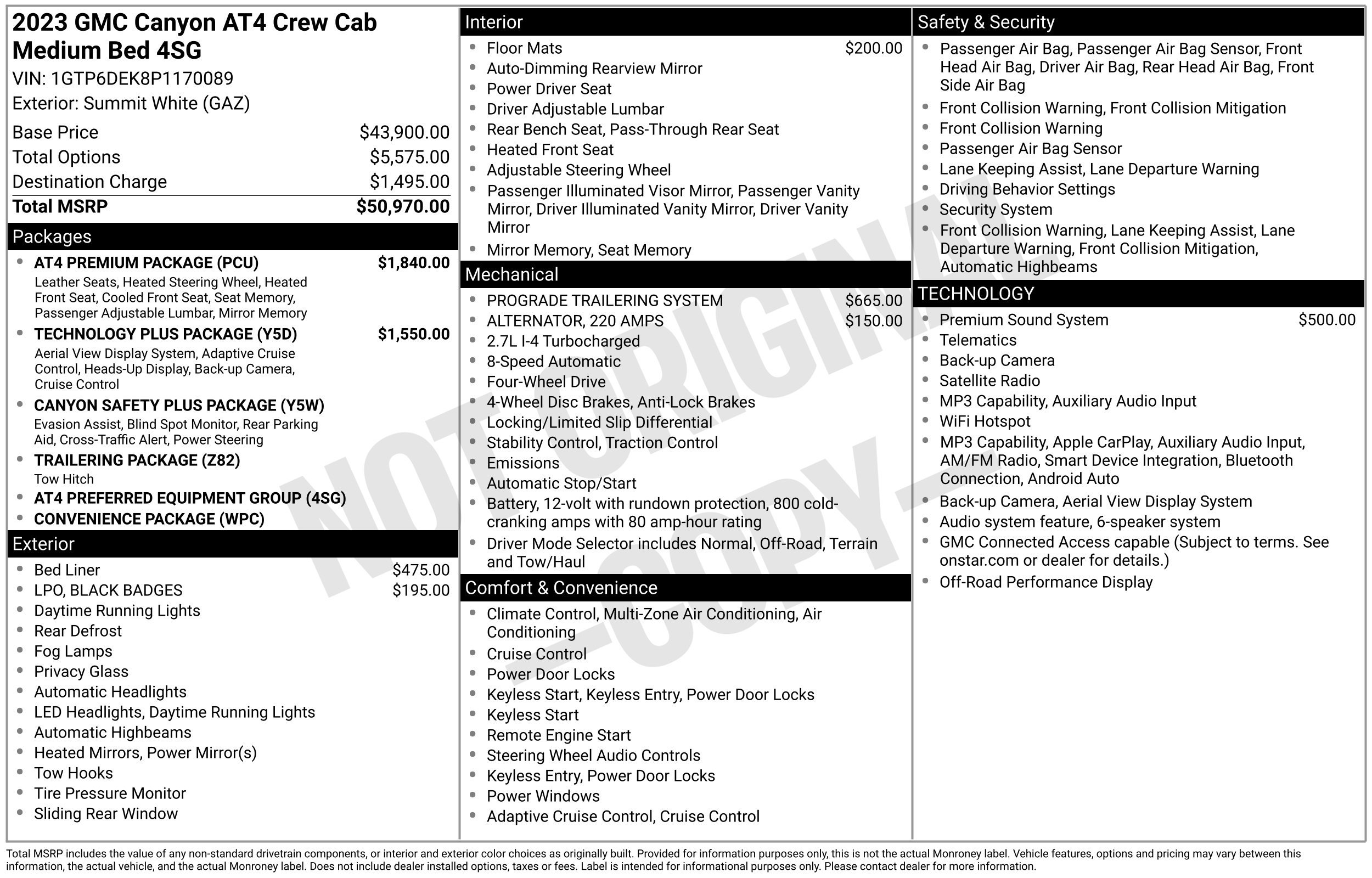Used 2023 GMC Canyon AT4 w/ AT4 Premium Package AWD/4WD image 2