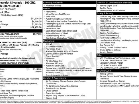 Certified 2023 Chevrolet Silverado 1500 ZR2 w/ Technology Package AWD/4WD image 4