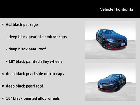 Certified 2025 Volkswagen Jetta GLI Autobahn w/ GLI Black Package FWD image 19