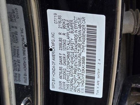 Used 2019 Honda Accord Sport image 19