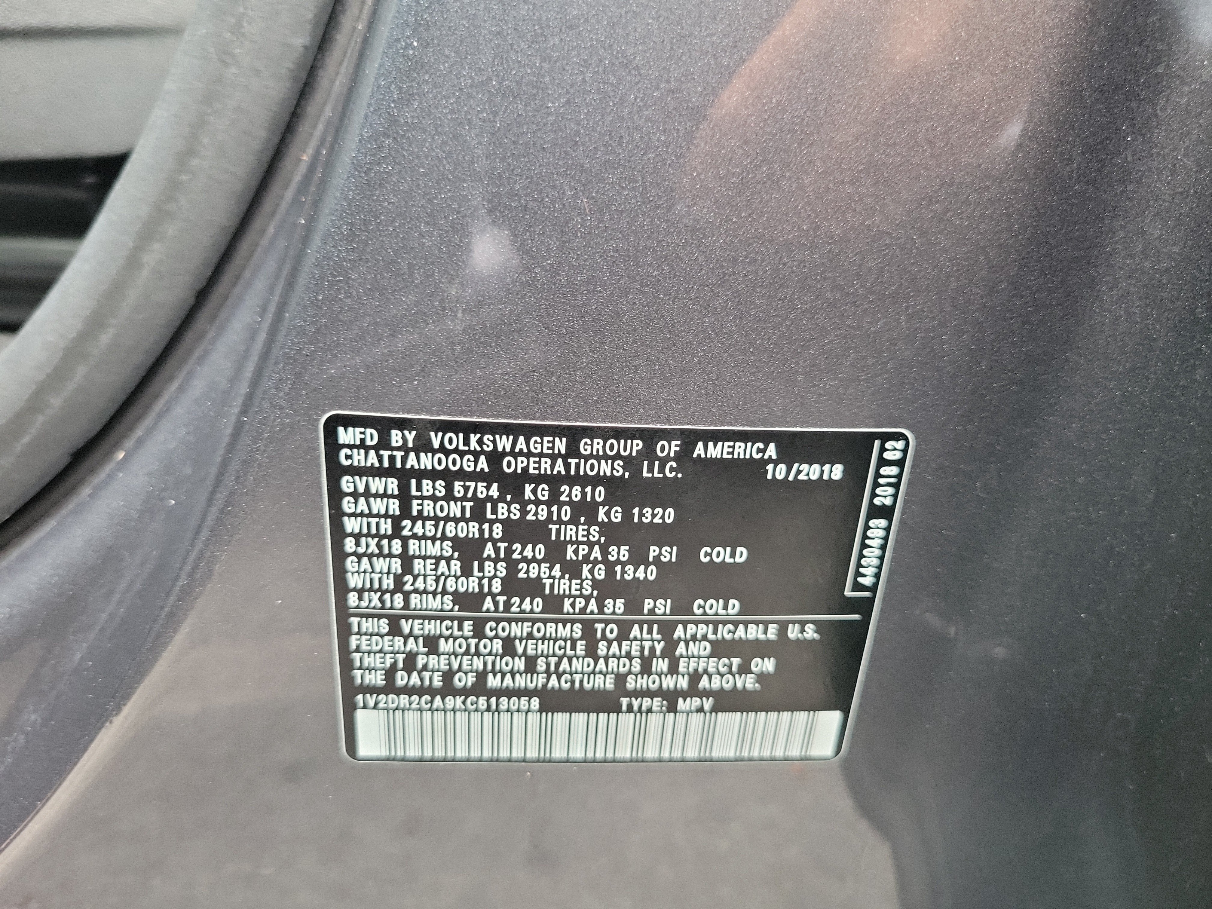 Used 2019 Volkswagen Atlas SE w/ Towing Package FWD image 30