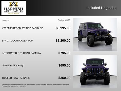Used 2023 Jeep Wrangler Unlimited Rubicon 392 w/ Xtreme Recon 35" Tire Package AWD/4WD image 4