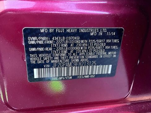 Used 2015 Subaru Crosstrek 2.0i Limited image 35