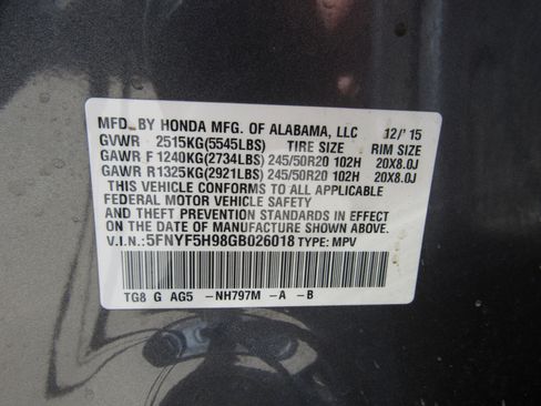 Used 2016 Honda Pilot Touring image 6