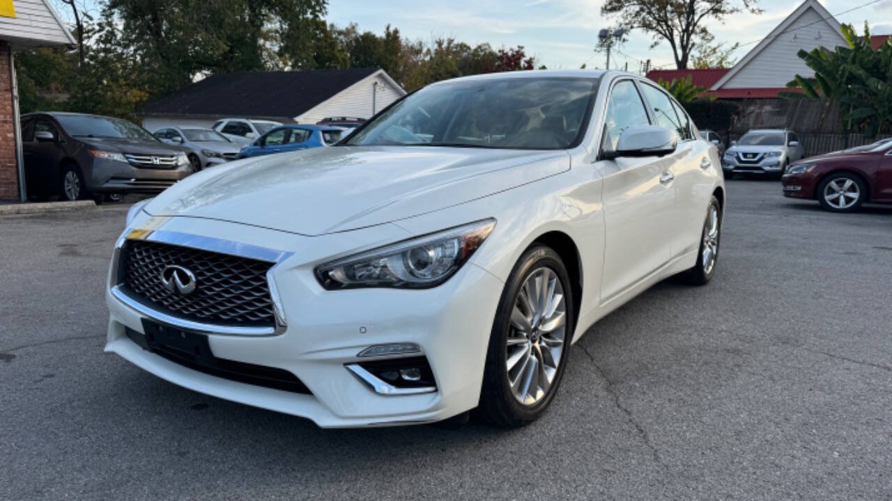 Used 2021 INFINITI Q50 Luxe w/ Cargo Package AWD/4WD image 3