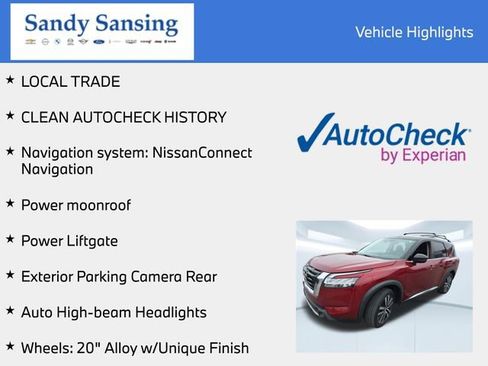 Used 2022 Nissan Pathfinder Platinum w/ Cargo Package image 7