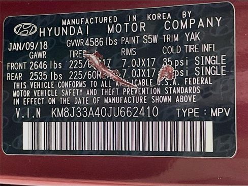 Used 2018 Hyundai Tucson SEL FWD image 33