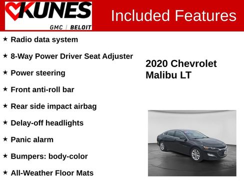 Used 2020 Chevrolet Malibu LT FWD image 3