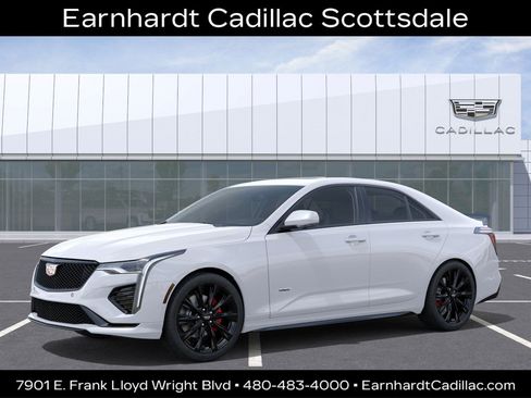 New 2026 Cadillac CT4 V w/ LPO, ONYX Package RWD image 1