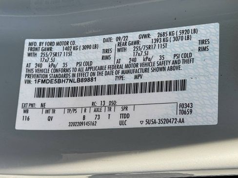 Used 2022 Ford Bronco Big Bend AWD/4WD image 19