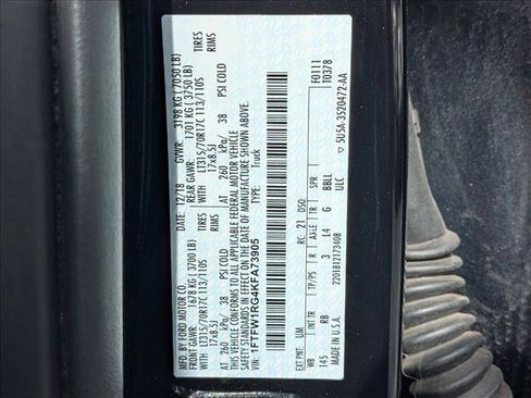 Certified 2019 Ford F150 Raptor w/ Equipment Group 802A Luxury image 23