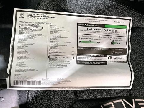 New 2026 RAM ProMaster 2500 w/ Upfitter's Prep Package FWD image 11