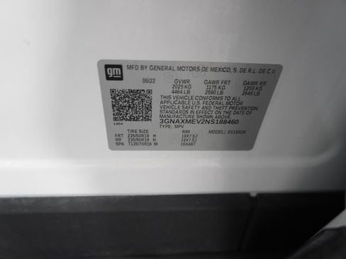 Used 2022 Chevrolet Equinox RS w/ RS Leather Package FWD image 22