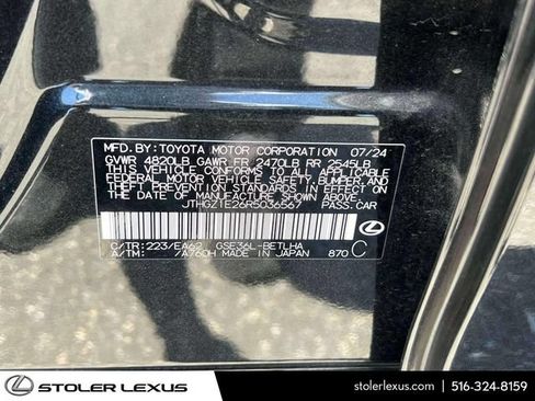 Used 2024 Lexus IS 350 F Sport w/ Memory Package AWD/4WD image 21