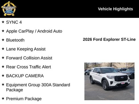 New 2026 Ford Explorer ST-Line AWD/4WD image 2