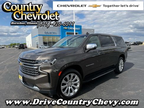 Used 2021 Chevrolet Suburban Premier w/ Premium Package AWD/4WD image 1