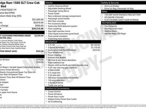 Used 2007 Dodge Ram 1500 Truck SLT AWD/4WD image 30