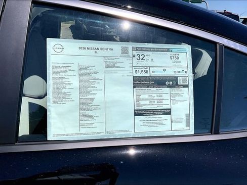 New 2026 Nissan Sentra SL w/ Floor Mat Package FWD image 13