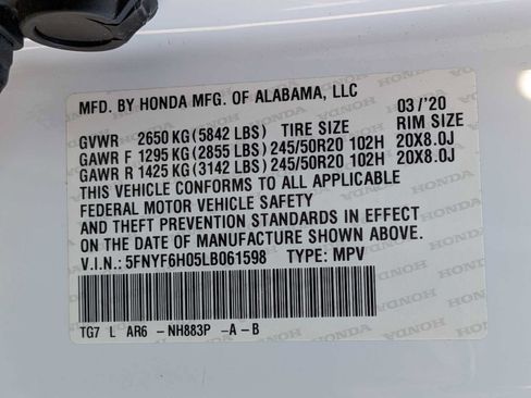 Used 2020 Honda Pilot Elite image 34