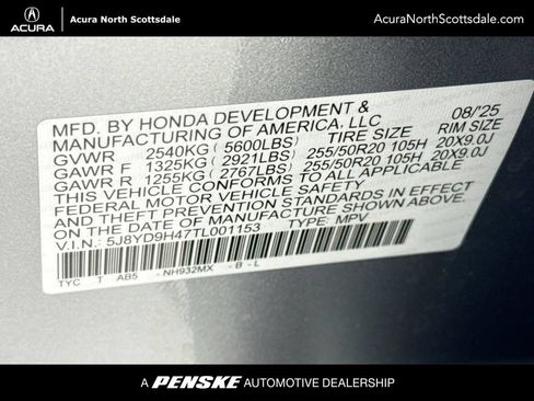 Used 2026 Acura MDX FWD w/ Technology Package image 35