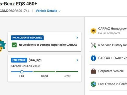 Certified 2023 Mercedes-Benz EQS 450+ SUV image 3