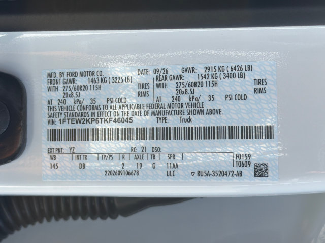 New 2026 Ford F150 STX w/ Equipment Group 200A RWD image 32